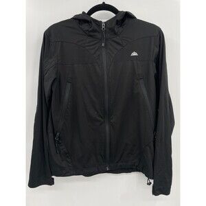 SNOZU Black Full Zip Performance Athletic Jacket Size M